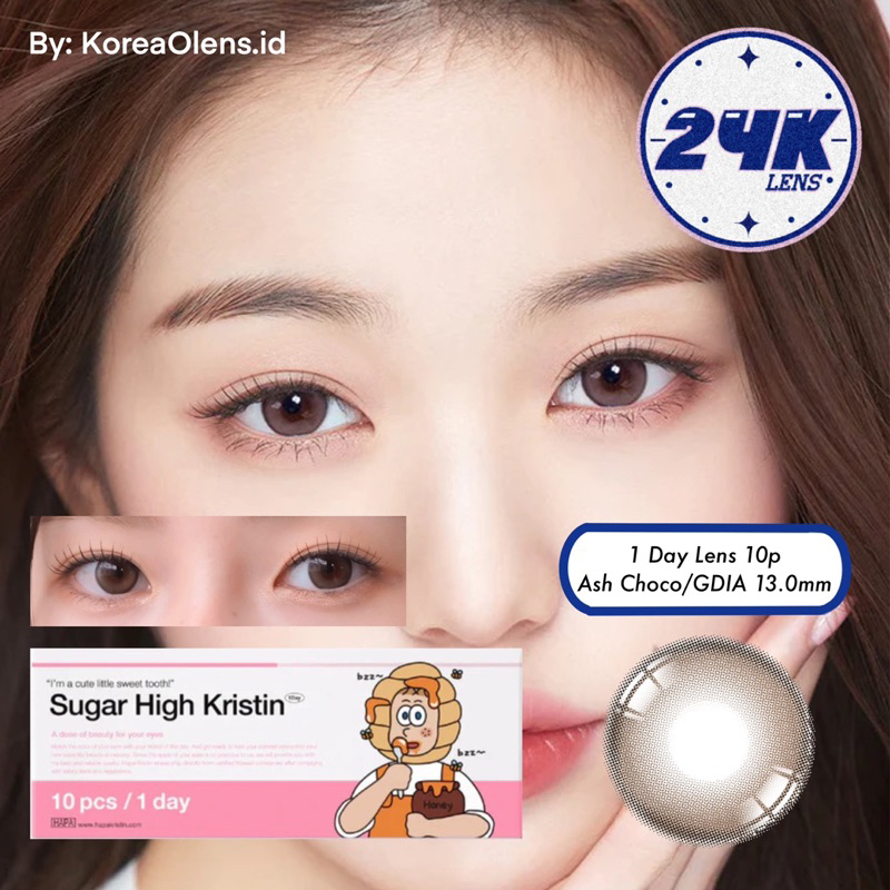 Jual SOFTLENS ORI IMPORT KOREA HAPA KRISTIN IVE WON YOUNG LENS SUGAR