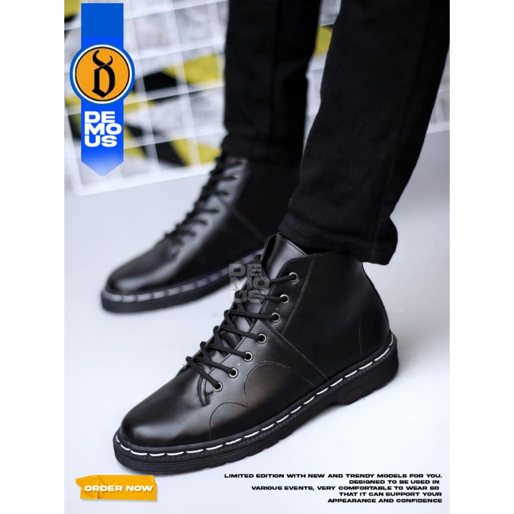Jual exclusive demous todo - sepatu docmart boots formal pantofel kerja ...