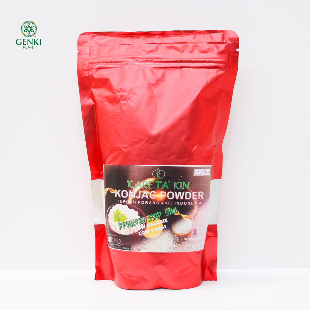 Jual Kareta Kin Tepung Porang / Tepung Konnyaku / Konjac Powder 500 g