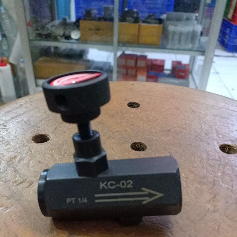 Jual FLOW CONTROL VALVE KC - 02 PORT 1/4