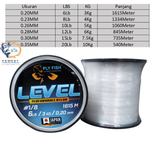 Clear Premium Spool Fluorocarbon Fishing Line /Roll 0.5mm 30lb (13.6kg) 