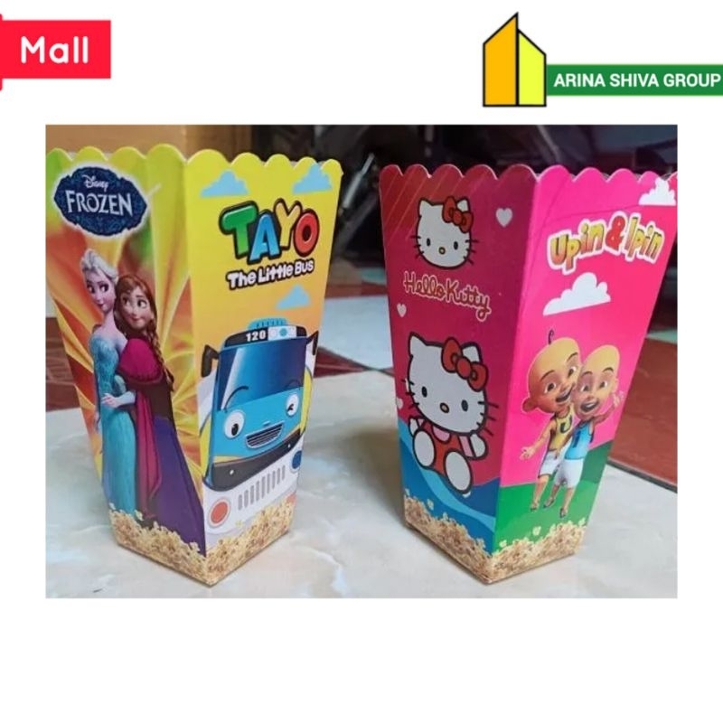 Jual 300 LEMBAR KERTAS POPCORN 12 × 6 BAHAN DUPLEK POPCORN BERKUALITAS ...