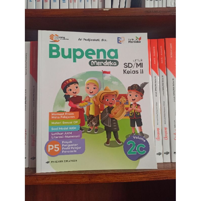 Jual BUKU BUPENA MERDEKA KELAS 2 SD JILID 2C ERLANGGA KURIKULUM MERDEKA ...