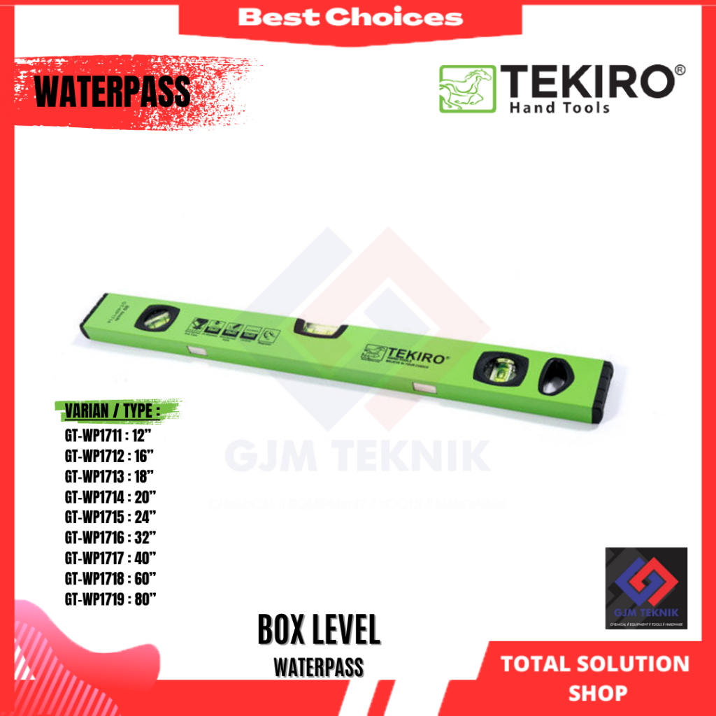Jual Water pass tekiro 16 inchi - Alat ukur tekiro 16 inchi murah ...