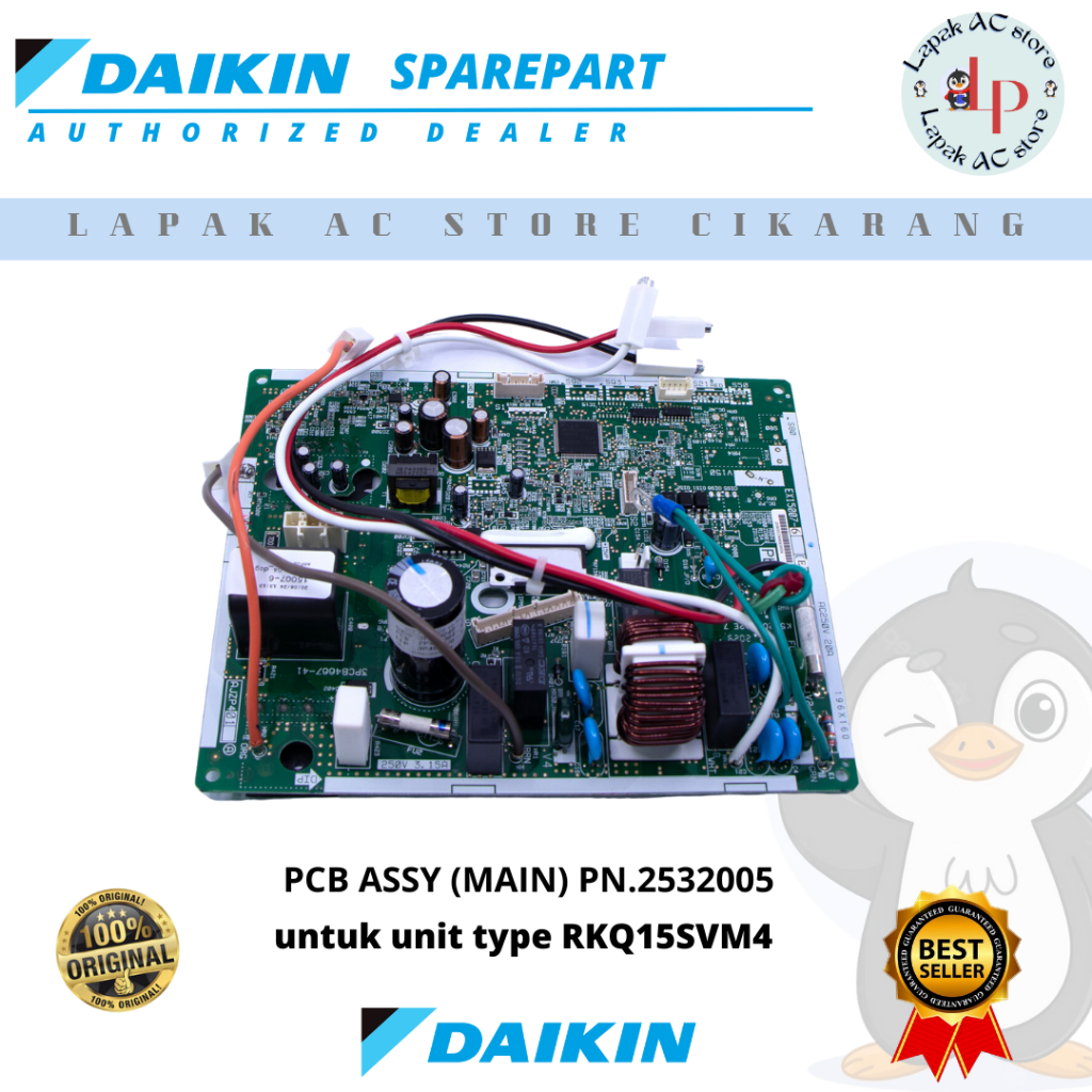 Jual PCB OUTDOOR AC DAIKIN RKQ15SVM4 | Shopee Indonesia