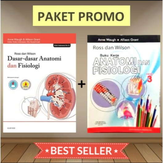 Jual ORIGINAL PAKET DASAR ANATOMI DAN FISIOLOGI Edisi 12 ROSS WILSON ...