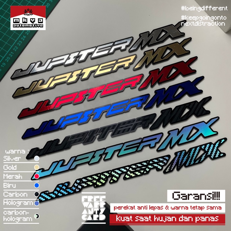 Jual JUPITER MX EMBLEM TIMBUL AKSESORIS MOTOR BUKAN STIKER | Shopee
