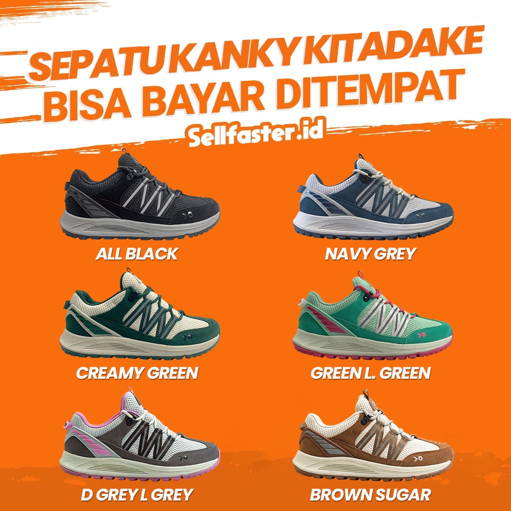 Jual Original Kanky Story Kitadake Kitadake All Black Green