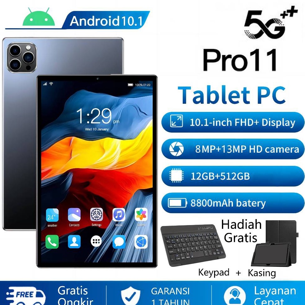 Jual Come Tablet Pc Baru Galaxy Pro 11 Tab 12gb 512gb Tablet Android