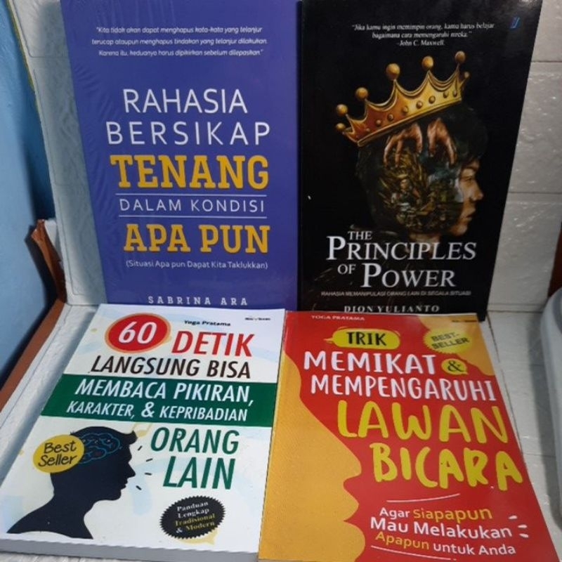 Jual Paket 4 Buku The Principles Of Power & 60 Detik Langsung Bisa ...