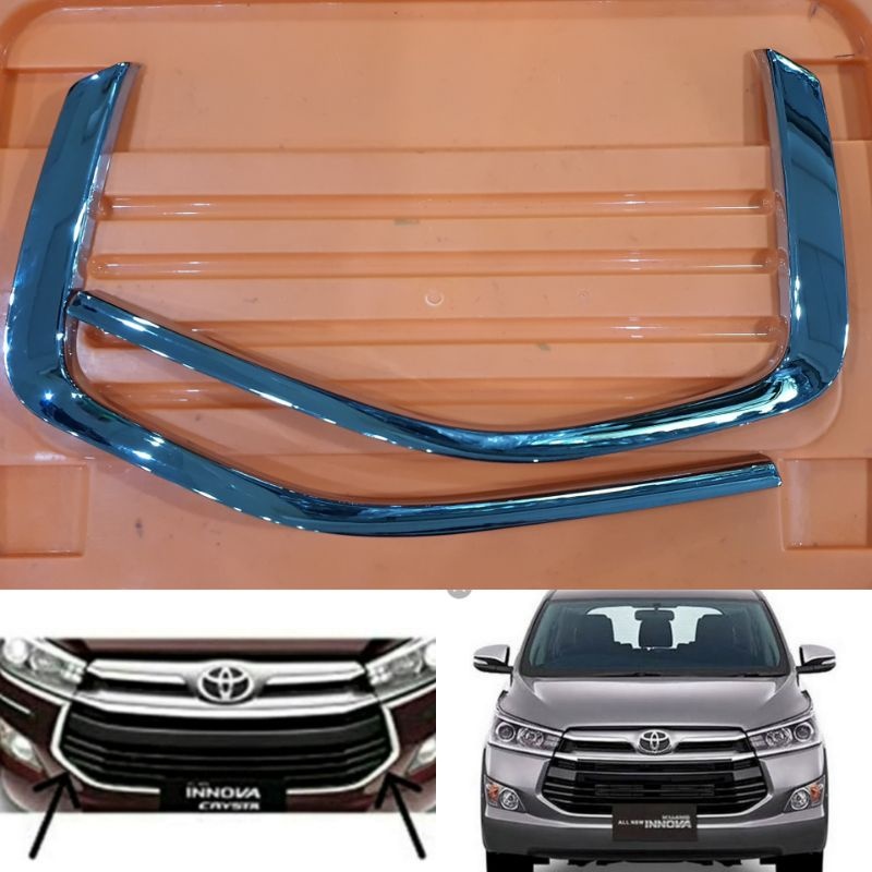 Jual List Grill Chrome Bumper Depan Innova Reborn Variasi Eksterior ...