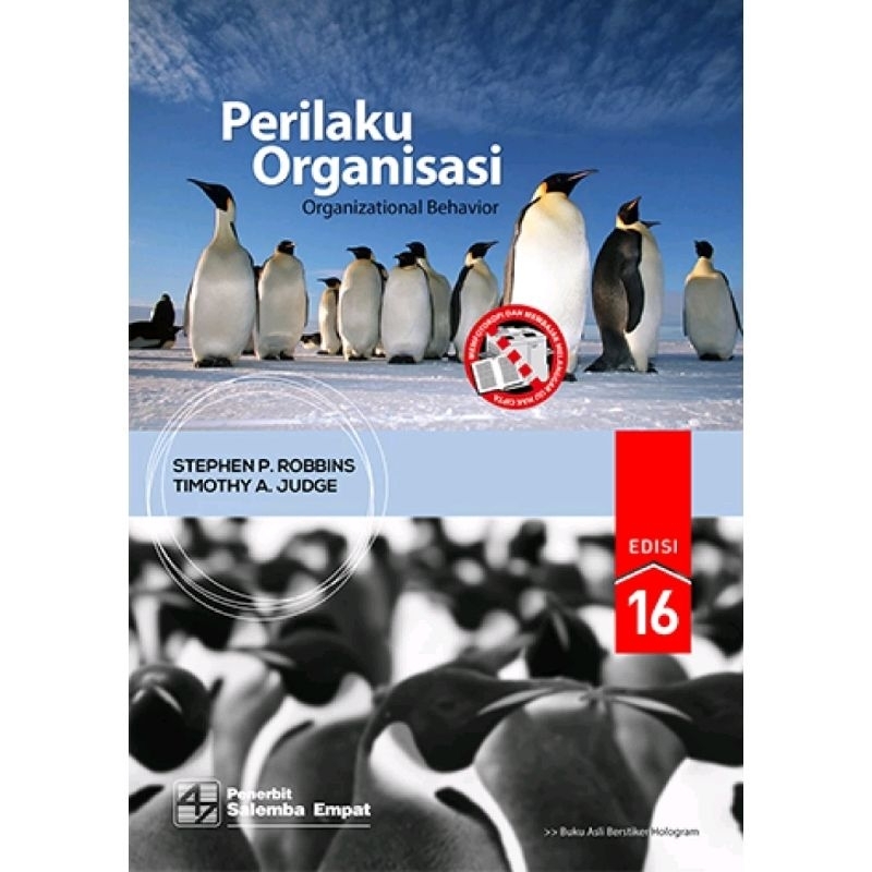 Jual Buku Perilaku Organisasi Edisi 16 Stephen P Robbins Timothy A ...