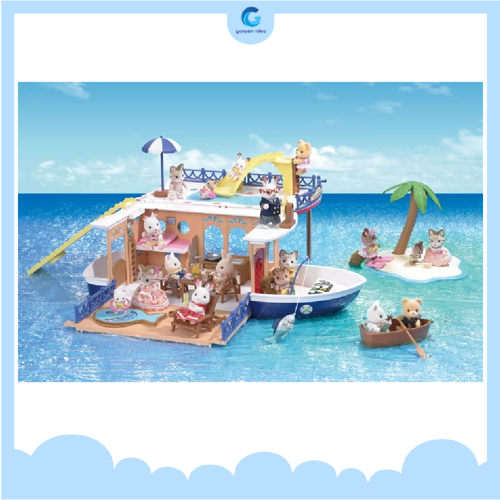 Sylvanian house boat 2025