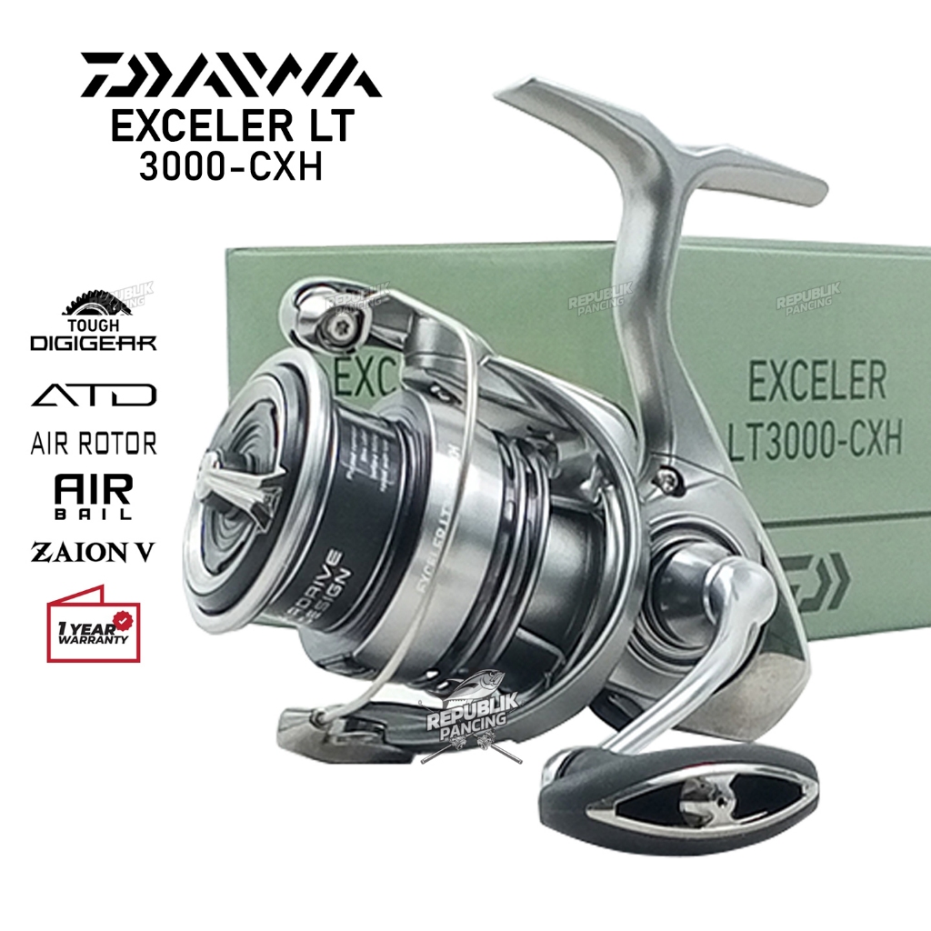 Daiwa Exceler LT 1000 - 5000 C Spinning Reel Zaion V Air Rotor