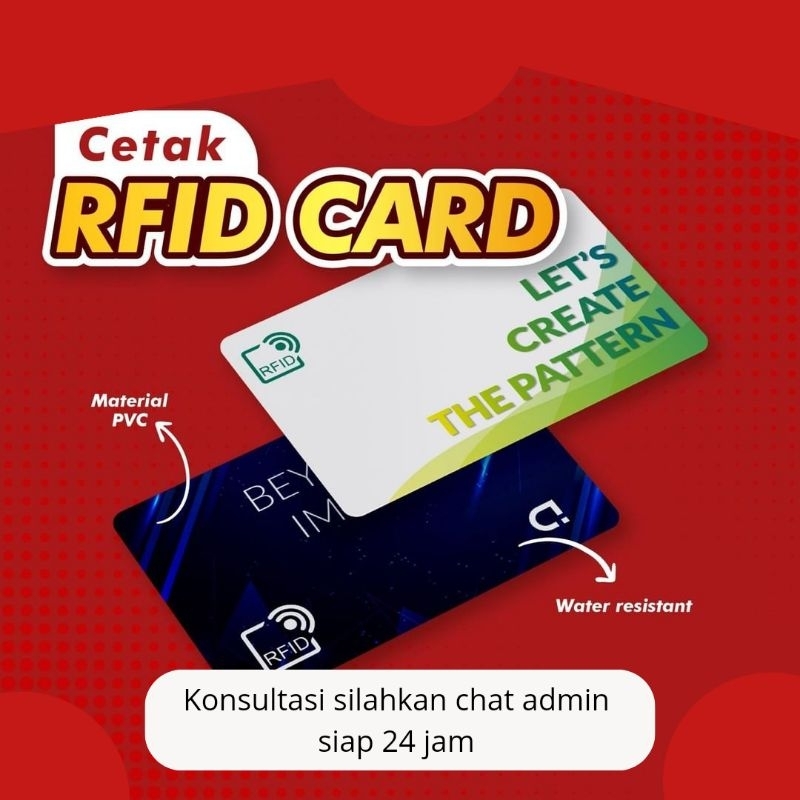 Jual Cetak Kartu Akses Rfid Rfid Card Custom Id Card Custom