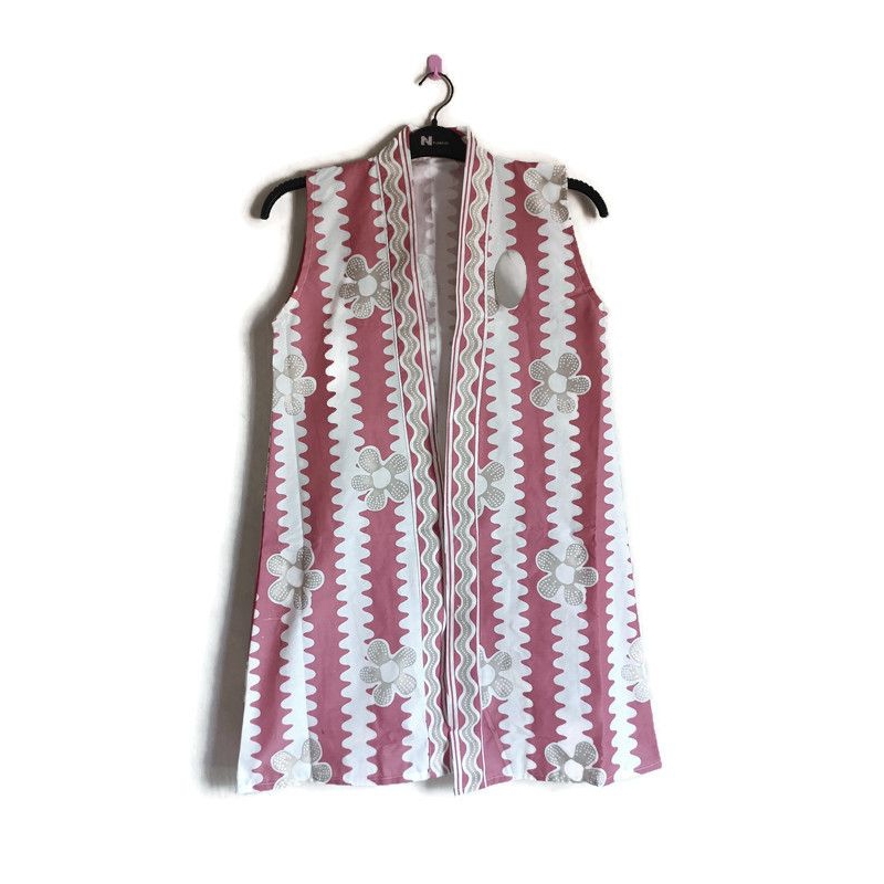 Jual ONE SET OUTER BATIK XL XXL VEST OUTER ROMPI BATIK MUAT JUMBO ...