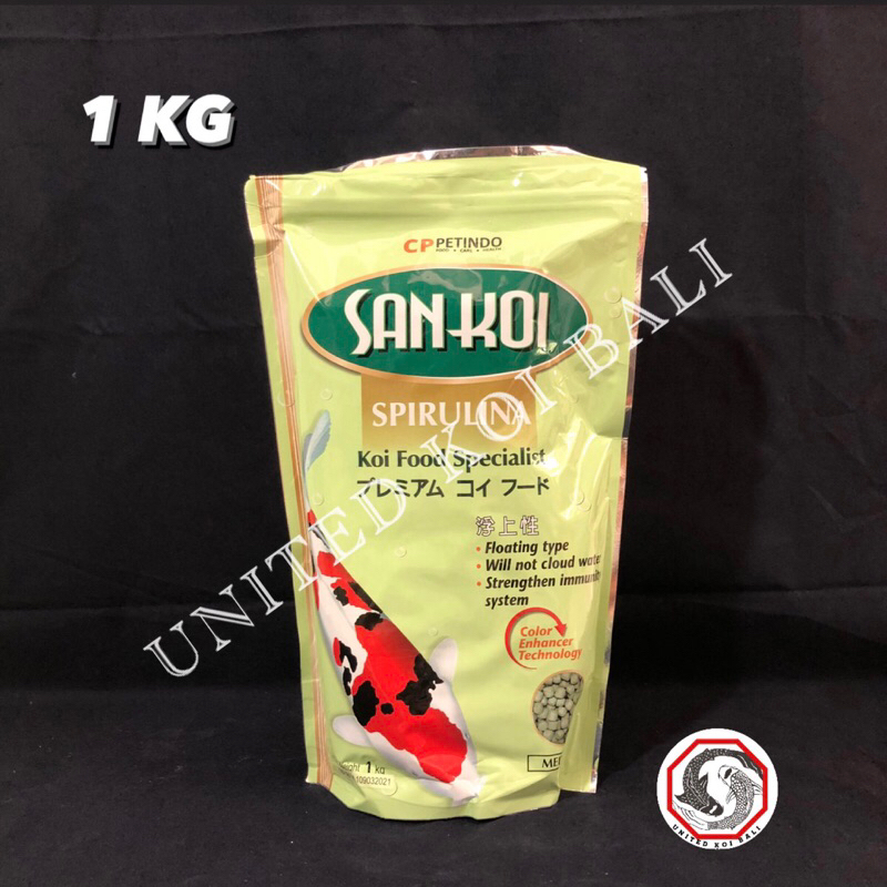 Jual Pakan Ikan Koi ~ SANKOI SPIRULINA 1 KG | Shopee Indonesia