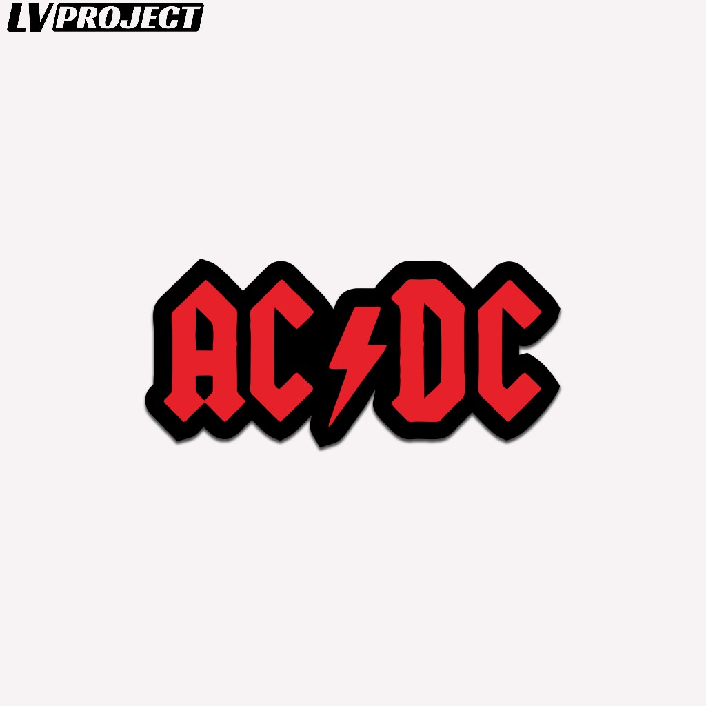 Jual Stiker Band Rock Metal ACDC Estetik Sticker Tumbler Notebook Gitar ...