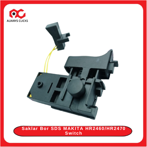 Interrupteur Électronique Avec LED Et Filtre Anti-Parasitage Pour Makita HR2470 - Remplace 650588-6
