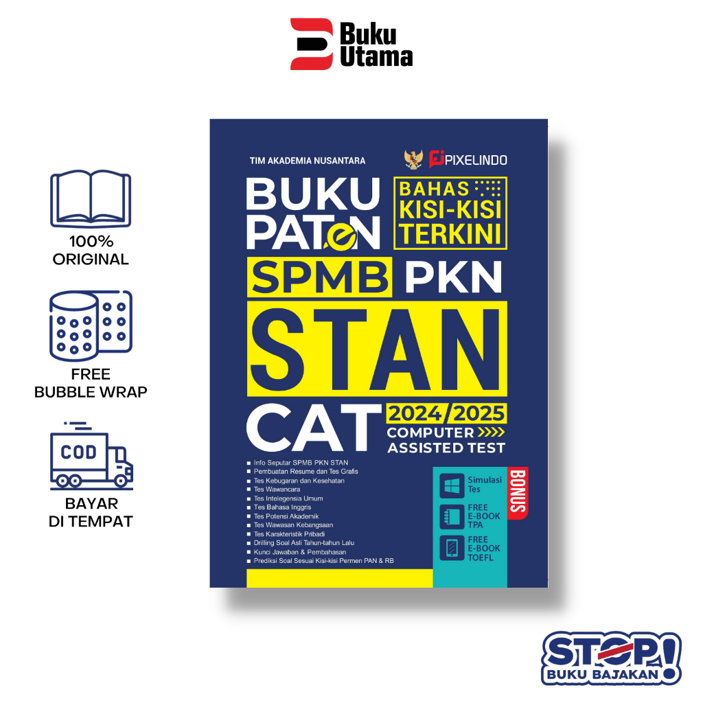 Jual BUKU PATEN SPMB PKN STAN 2024/2025 TERBARU - ARRUZZ | Shopee Indonesia