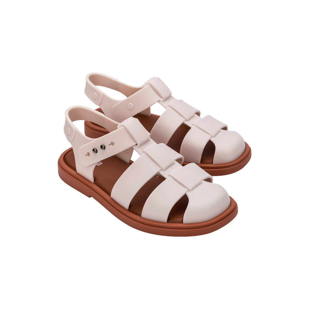 Jual Sepatu Wanita Melissa It Sandal Ad Brown Beige Shopee Indonesia