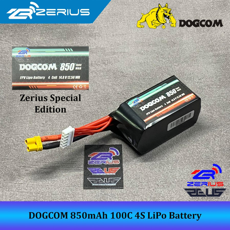 DOGCOM 560mAh 2S 7.4V 150C LiPo Battery - XT30