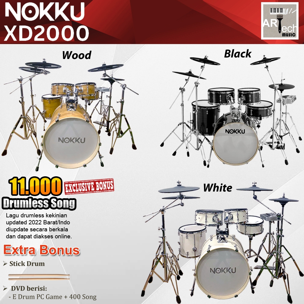 Jual Drum Elektrik NOKKU XD2000 Standard / XD 2000 / X D2000/ XD2000