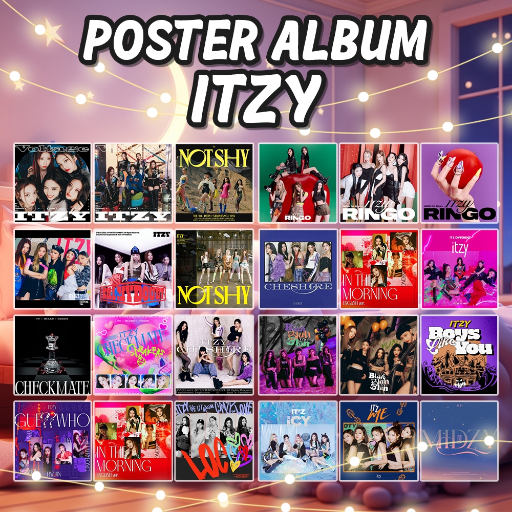 Jual Poster Album ITZY Cover - Album Kpop Murah Kecil Sedang Besar ...