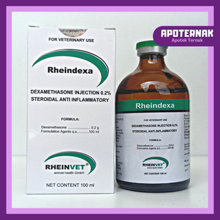 Jual RHEINDEXA 100 ml - OBAT BENGKAK DAN ALERGI HEWAN Antiinflamasi ...