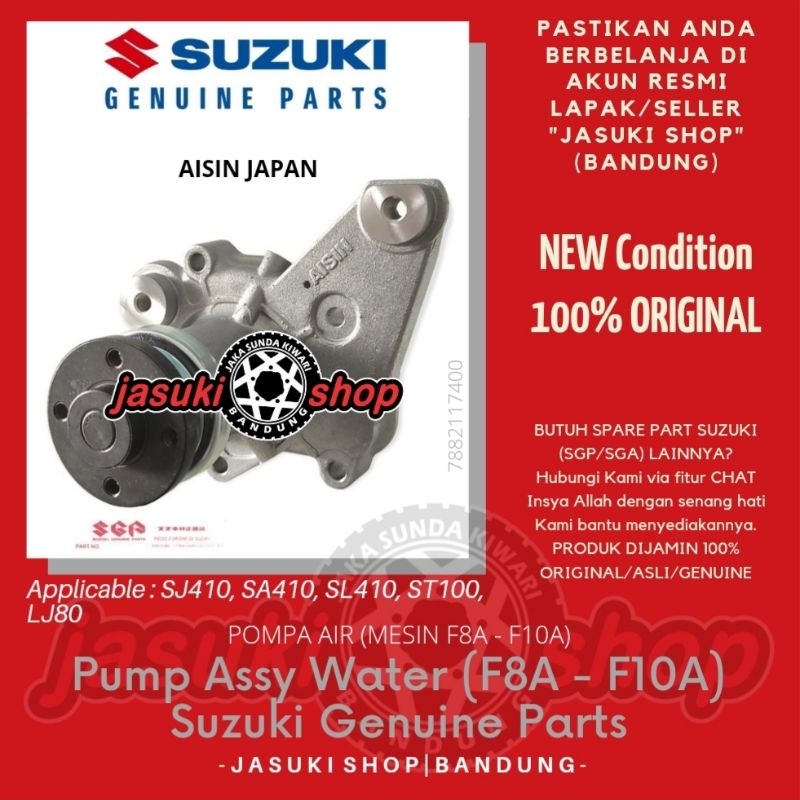 Jual Water Pump Pompa Air Suzuki Jimny Katana Sierra SJ410 Forsa SA410 ...