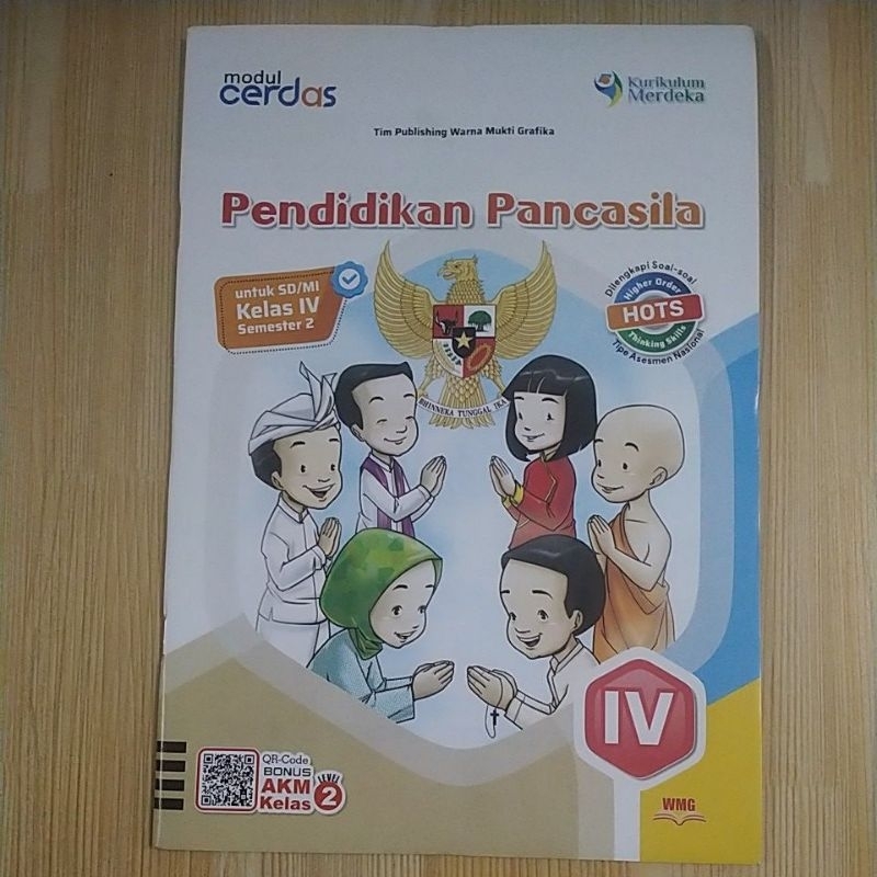 Jual Modul Cerdas Pendidikan Pancasila Kelas 4 Semester 2 Kurikulum