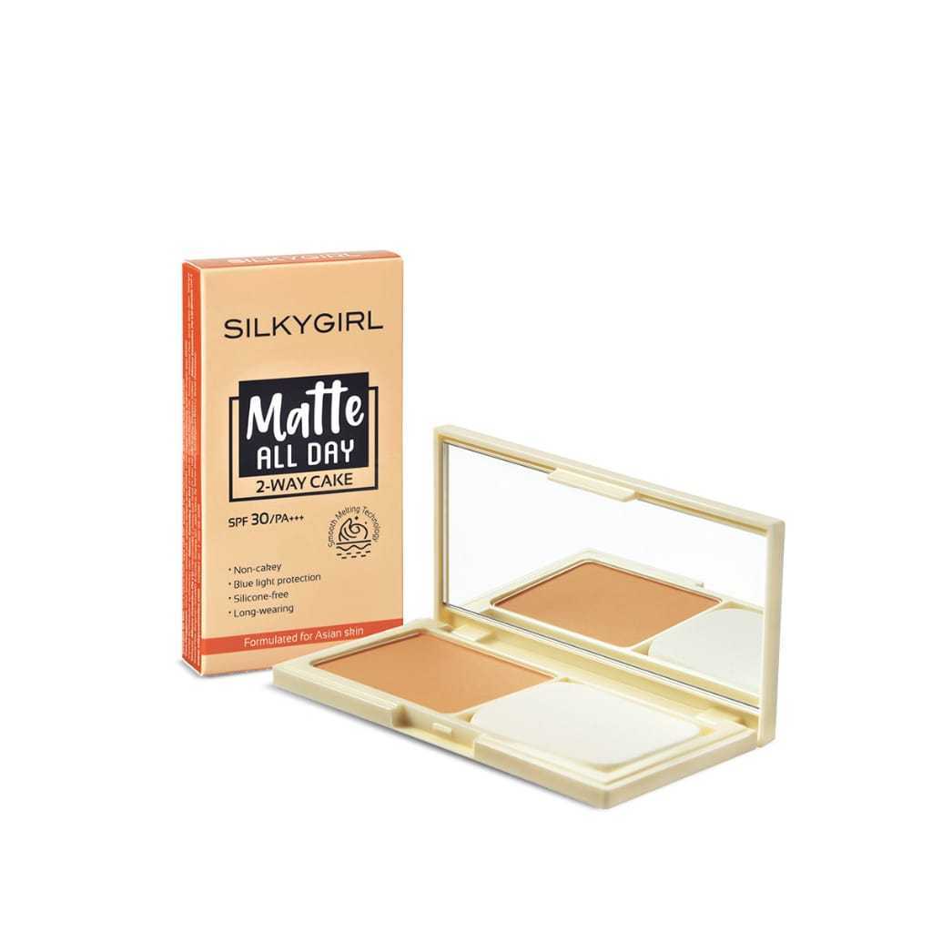 Kajian Bedak Padat Silkygirl Matte All Day