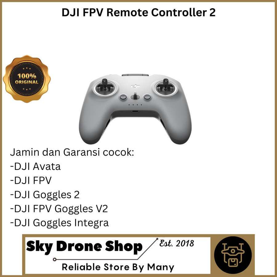 Jual DJI FPV Remote Controller 2 FC7BGC DJI Avata Goggles 2 Integra FPV