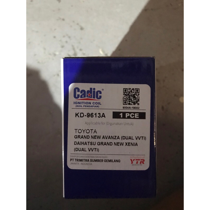 Jual Coil Cadic 9613A ( Toyota New Avanza Vvti/New Xenia Vvti) | Shopee ...