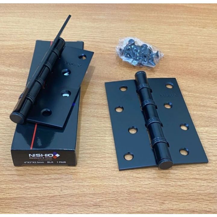 Jual Engsel Pintu Rumah Hitam Doff Inci 4 Inci Inci Door Hinges Black ...