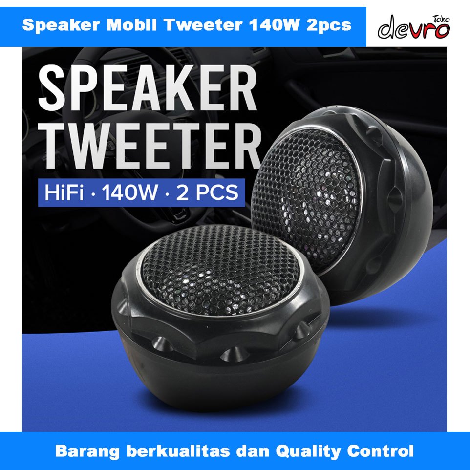 Jual Speaker Mini Dome Tweeter Mobil HiFi 140W 2 PCS - PCINENER TS-T280 ...