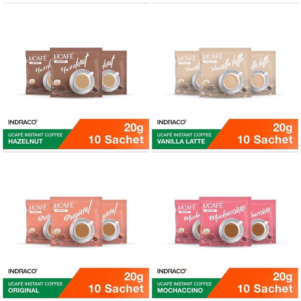 Jual UCAFE INSTANT COFFEE HAZELNUTE ISI 10PCS | Shopee Indonesia