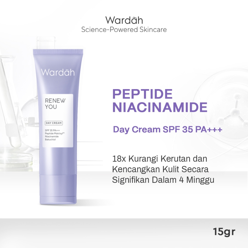 Jual Wardah Renew You Day Cream SPF 35 15ml Shopee Indonesia