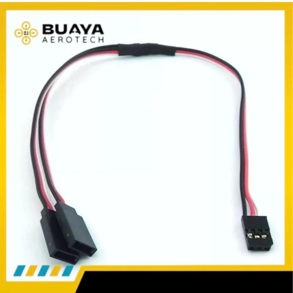 5 Cavi Prolunga Per Servo Futaba Y – 20CM Con Filo Silicone Resistente 20awg