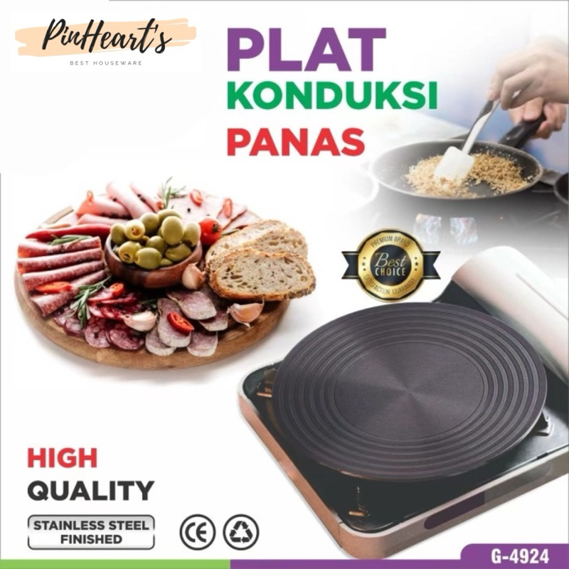 PLAT TATAKAN INDUKSI HEAT CONDUCTION PLATE INDUCTION PLAT TATAKAN PANCI  ANTI GOSONG MENCEGAH PANAS GORESAN PLAT TATAKAN KOMPOR