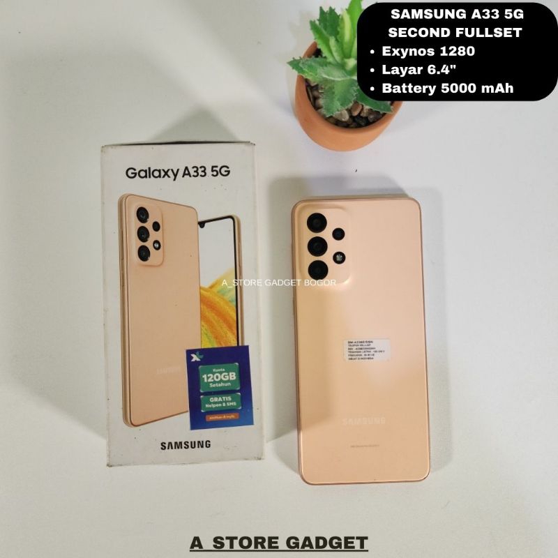Jual Samsung A33 5G 8/256 Terlengkap & Harga Terbaru Juli 2026 | Shopee ...