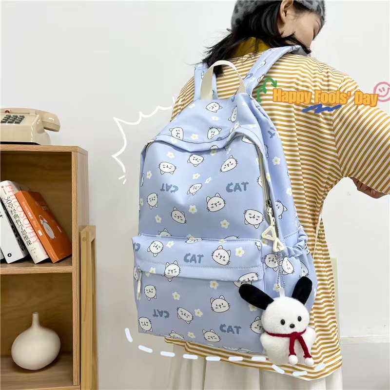 Jual Kinokimi - Tas Ransel Wanita Korea Tas Ransel Sekolah Women