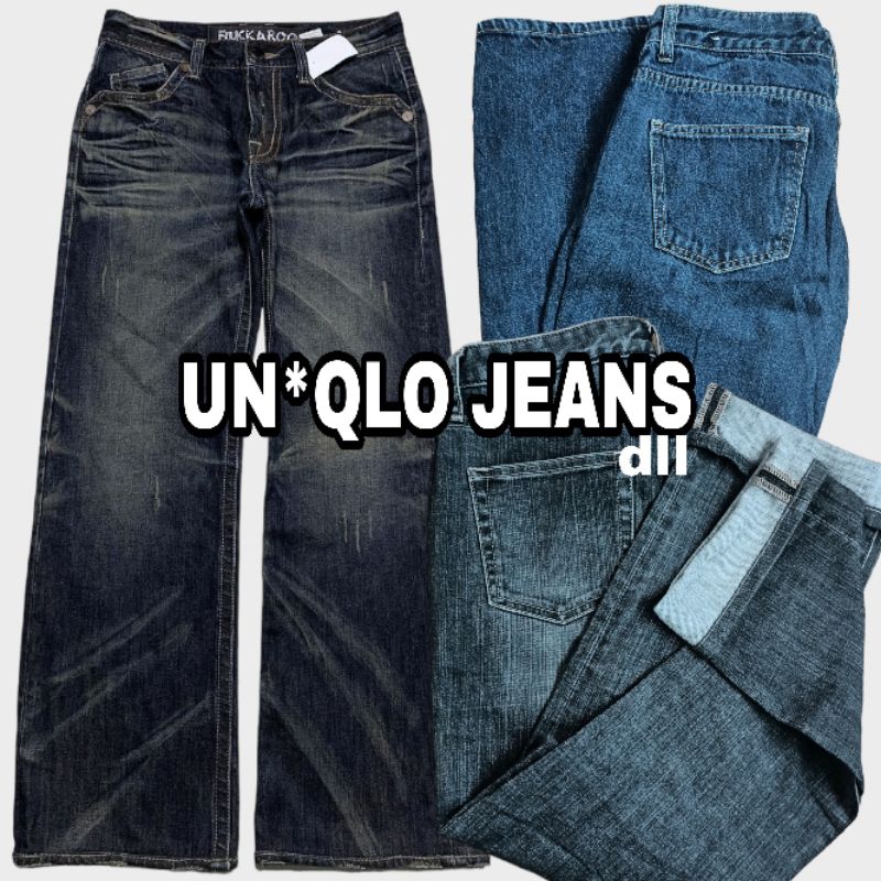 Jeans Pria Harga Celana Uniqlo Selvedge Jual UNIQLO SELVEDGE By