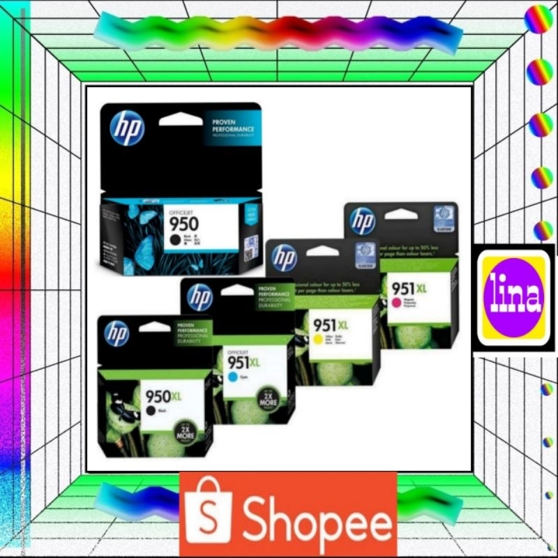 Tinta HP Original Pack De 4 Cartuchos De Tinta 950XL/951XL Para HP OfficeJet 8100, 8600, 8610, 8615 - Negro, Cian, Magenta, Amarillo Cartuchos Tinta 950XL 951XL HP