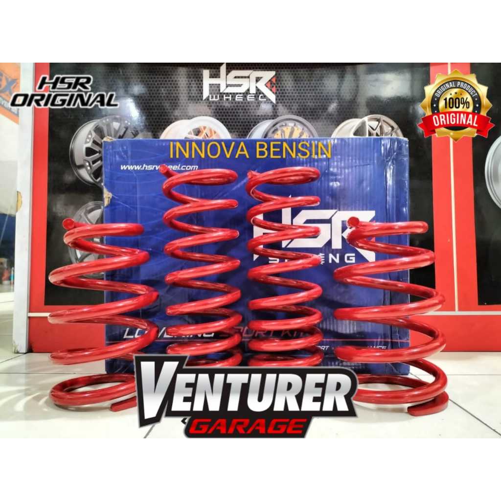Jual lowering kit innova BENSIN merk HSR terlaris II PNP meningkatkan ...