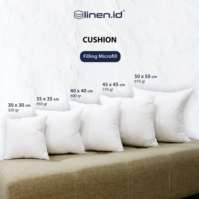 Jual [P&B] Bantal Sofa Cushion Insert Large SOFT MICROFILL