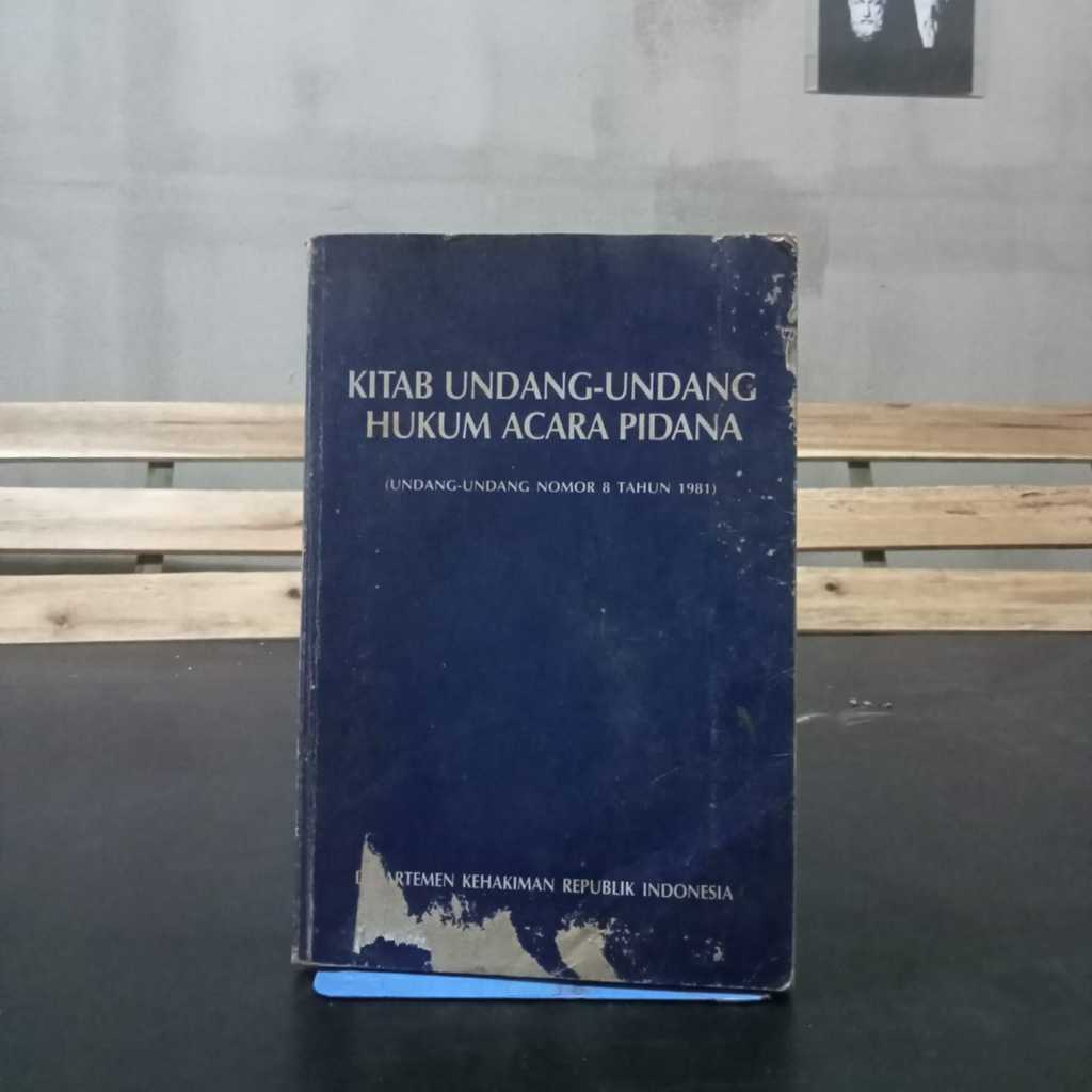 Jual Ori - Kitab Undang - Undang Hukum Acara Pidana (UU No. 8 Tahun ...