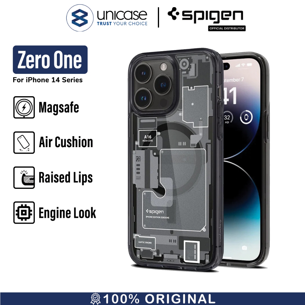 Jual Case iPhone 14 Pro Max Plus Spigen Ultra Hybrid Zero One MagSafe Cover