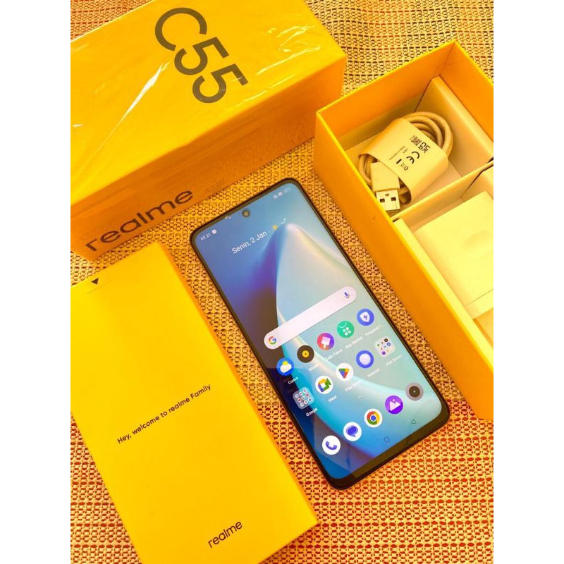 Jual Realme C55 6/128 (Istimewah Second 100% Original Fullset) | Shopee ...