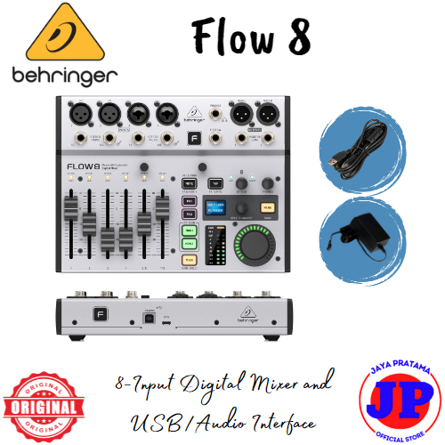 Jual Behringer FLOW 8 8Input Digital Mixer and USB/Audio Interface